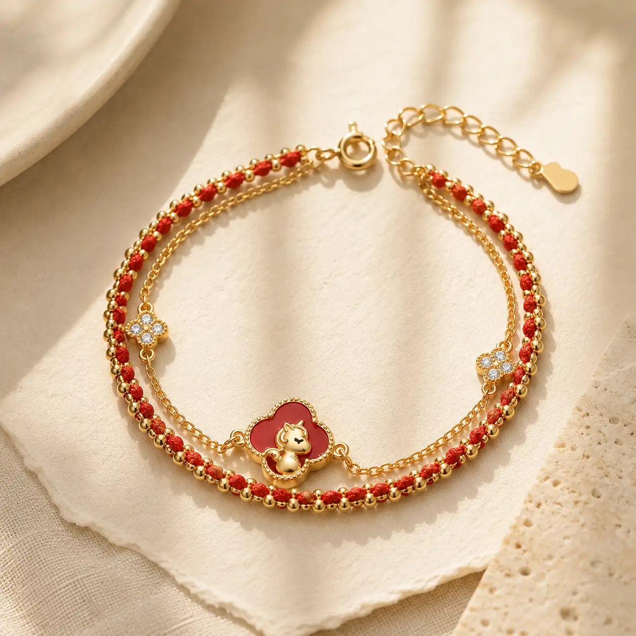Horse Jade Agate Bracelet