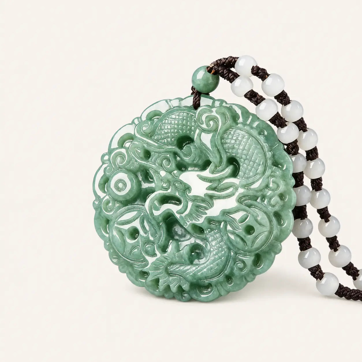 Jade Dragon Pendant