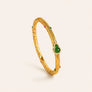 Gold Gourd Jade Bangle