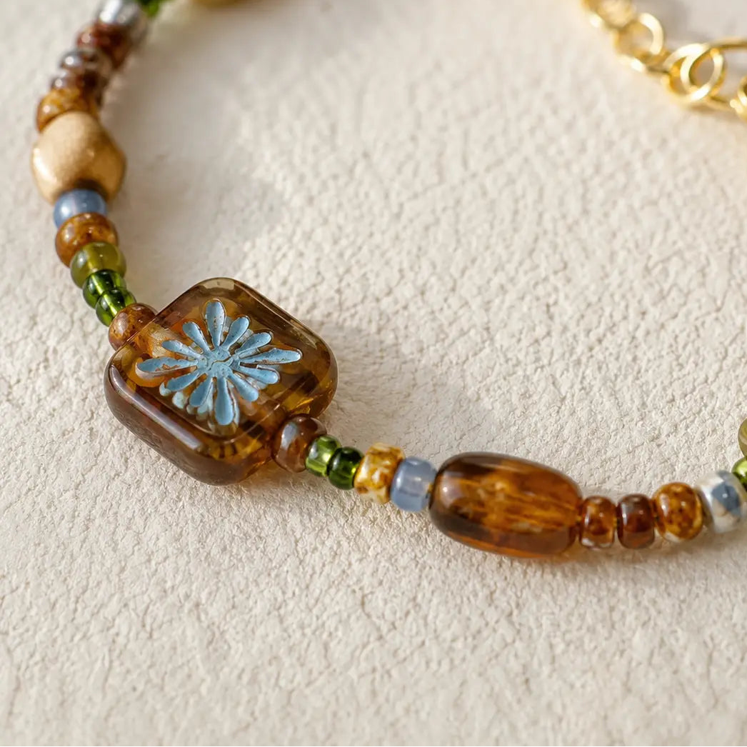 Maillard Czech Glass Bead Bracelet