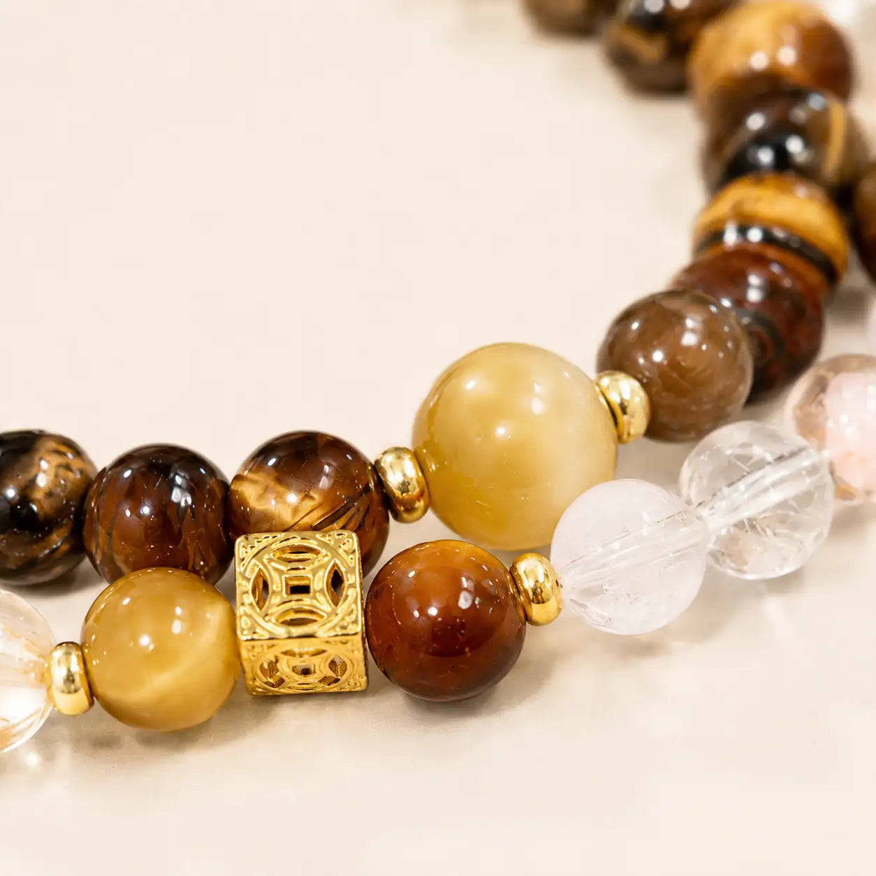 Agarwood Citrine Wealth Bracelet