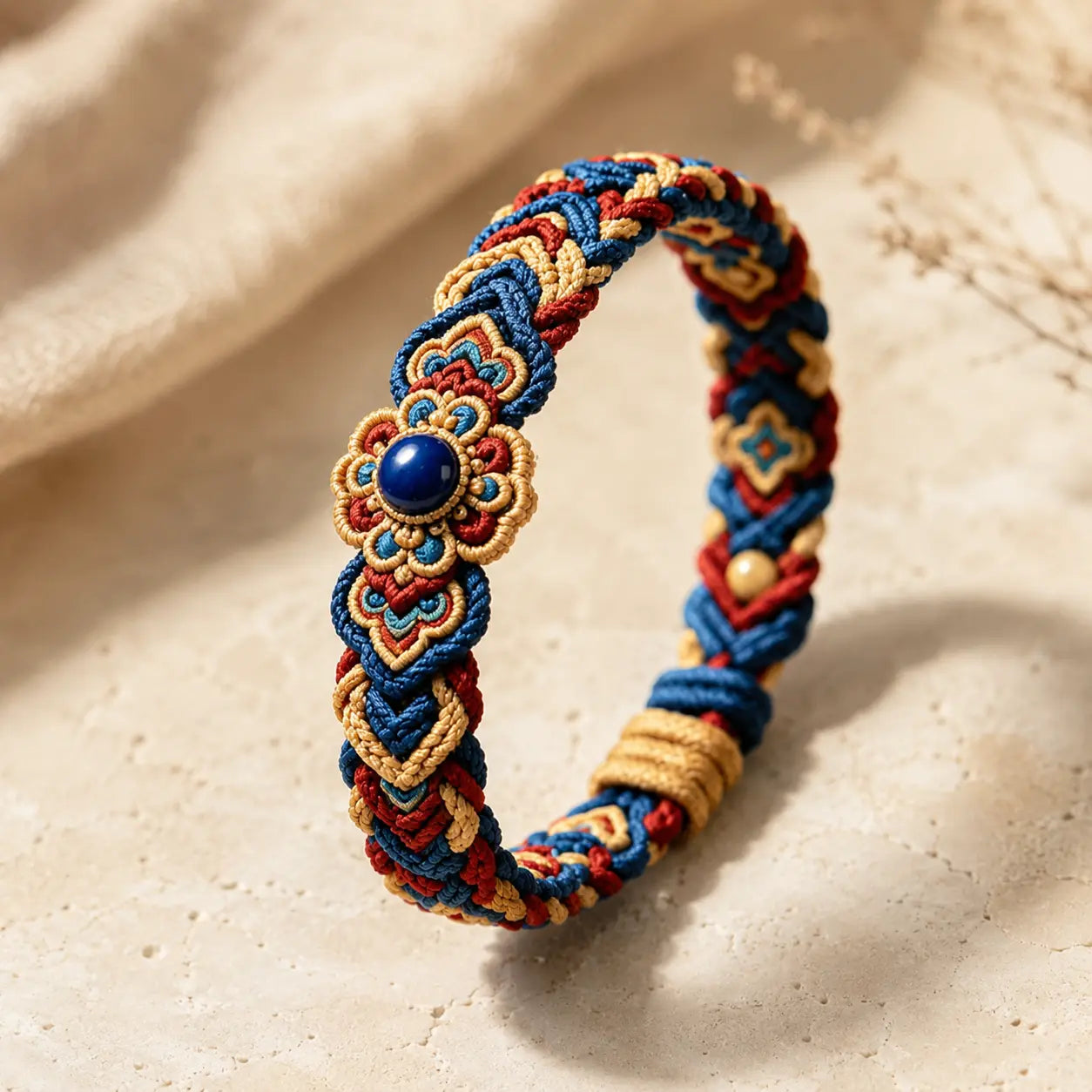 Blue Lotus Protection Bracelet