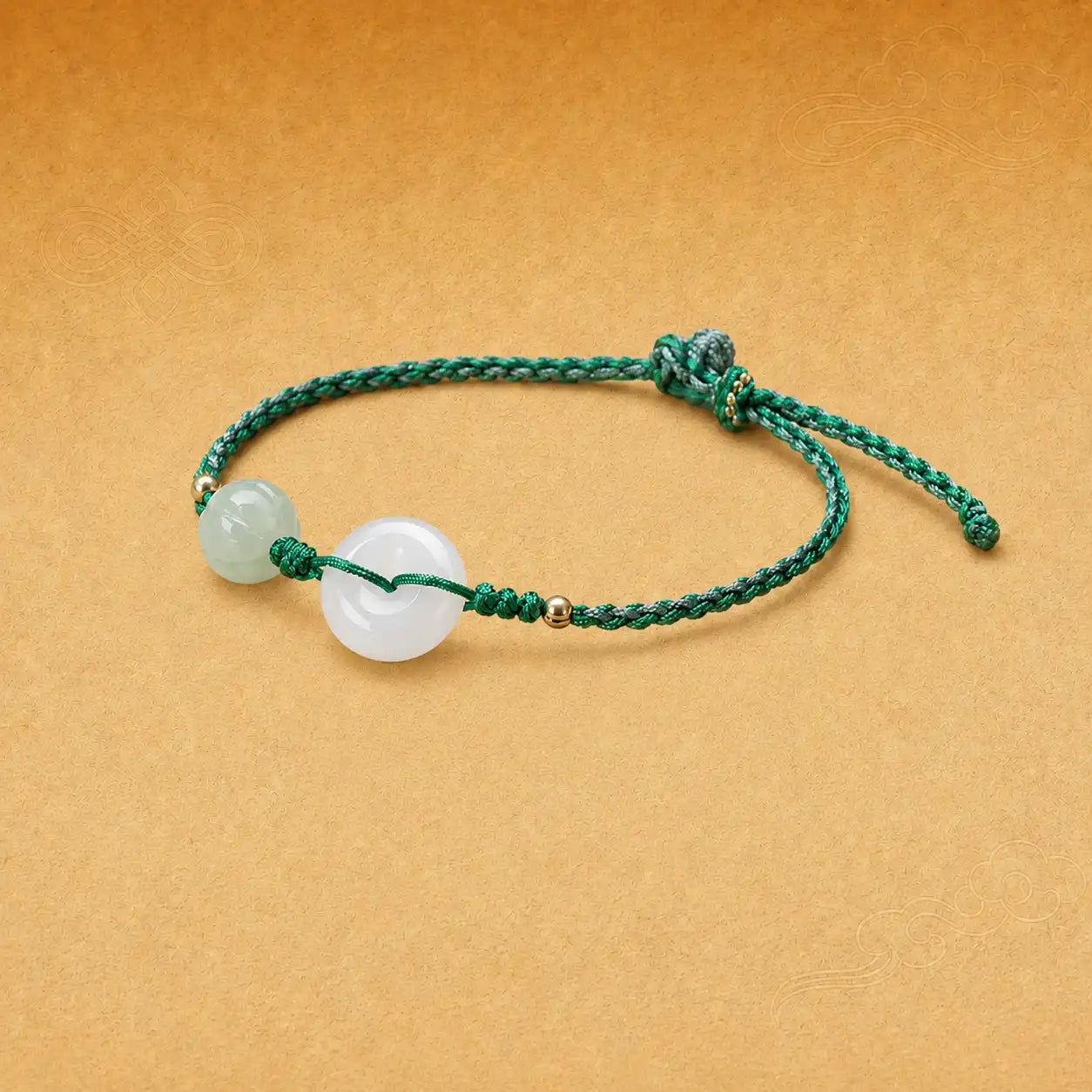Little White Jade Peace Bracelet
