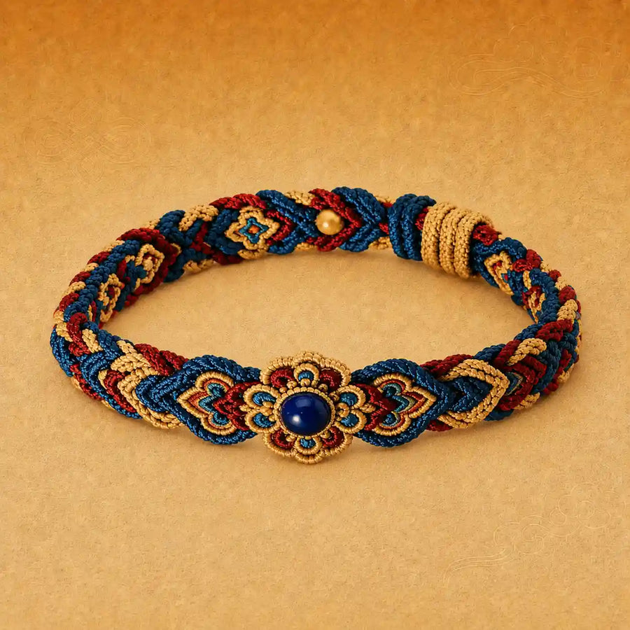 Blue Lotus Protection Bracelet