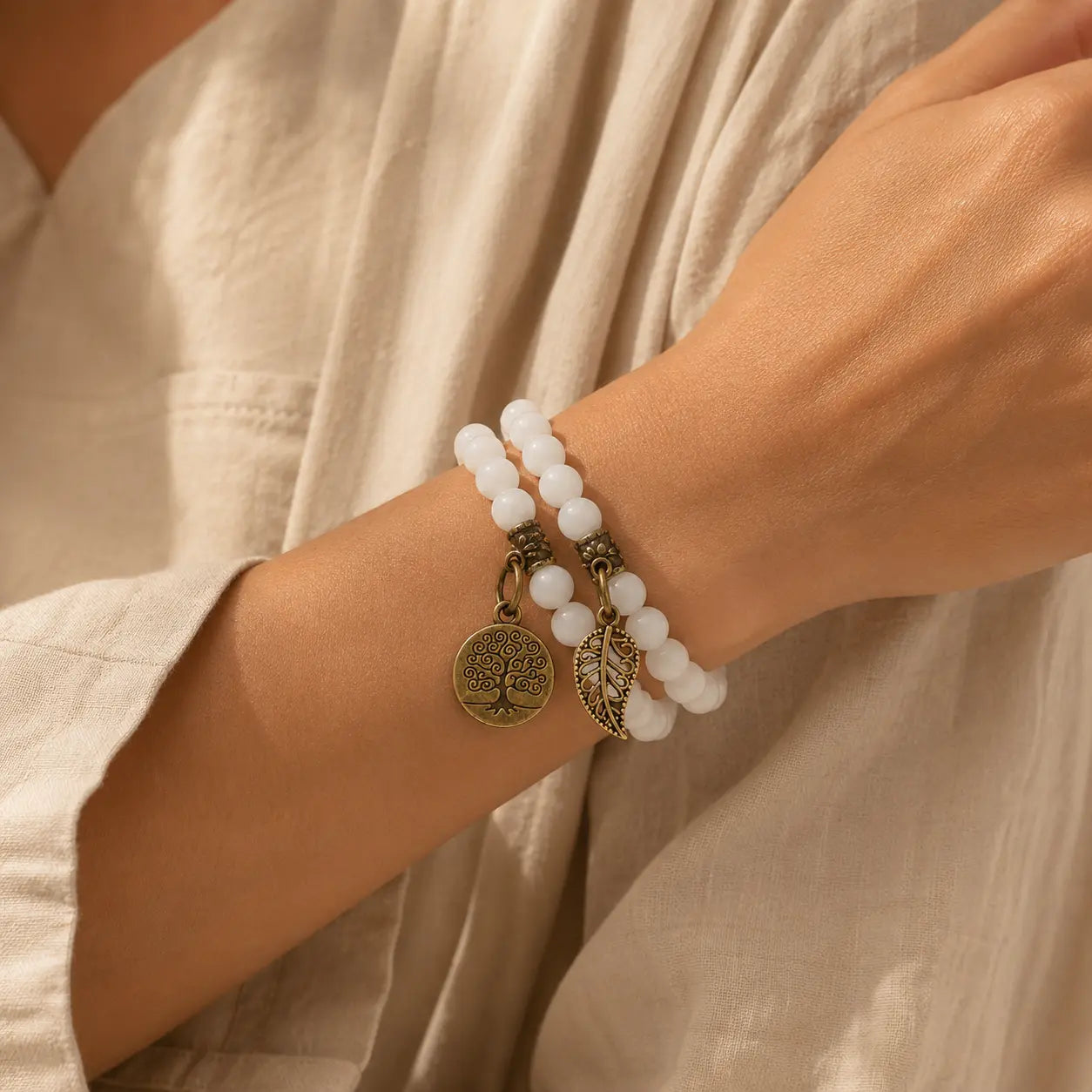 Deep Roots Liuli Tree of Life Bracelet Set
