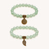 Deep Roots Dongling Jade Tree of Life Bracelet Set