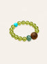 Jade & Peridot Beaded Ring