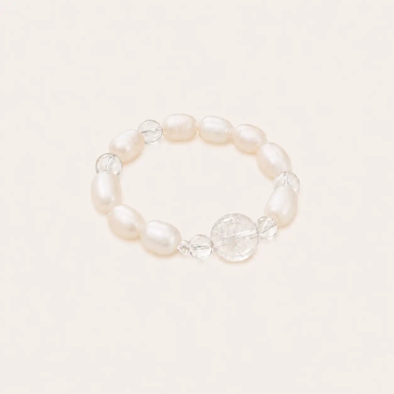 Pearl & Moonstone Beaded Ring