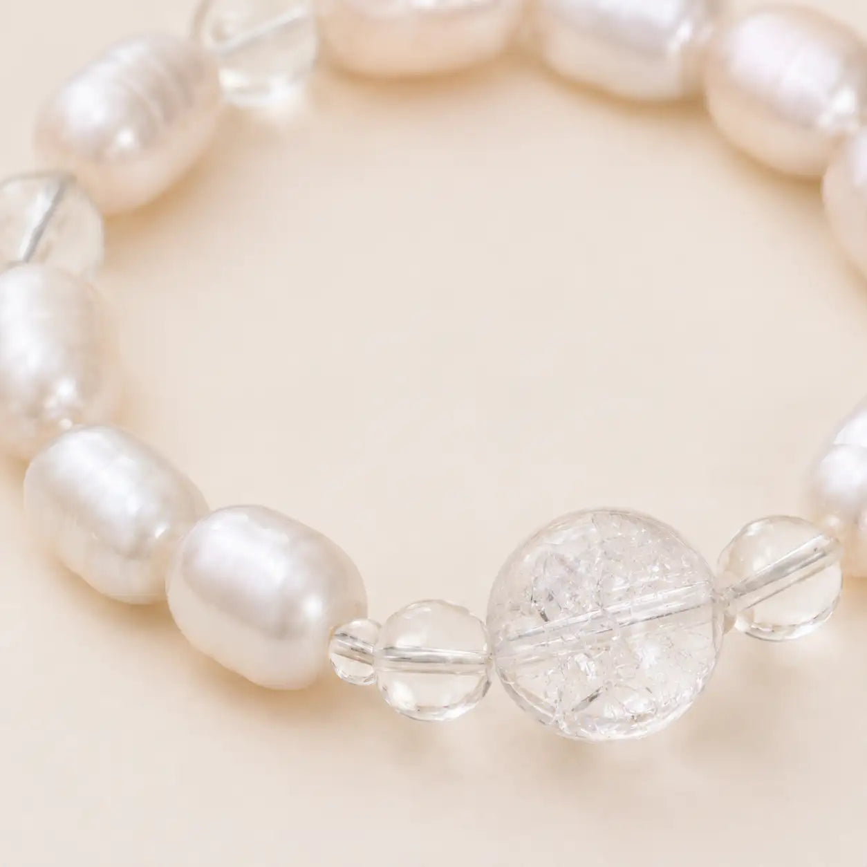 Pearl & Moonstone Beaded Ring