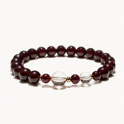 Garnet Crystal Bracelet