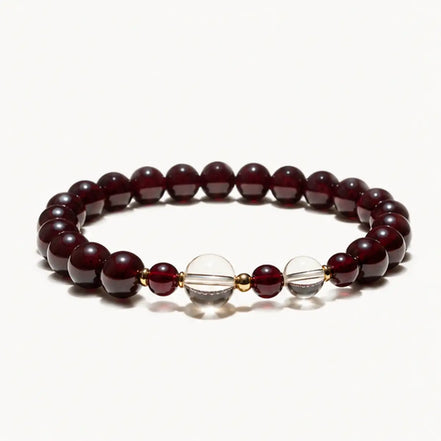 Garnet Crystal Bracelet