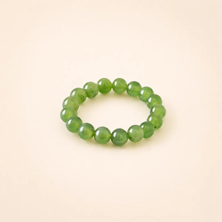 Hetian Jade Beaded Ring