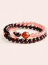 Joyful Fortune Sandalwood Agate Bracelet