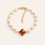 Pearl Clover Luck Bracelet