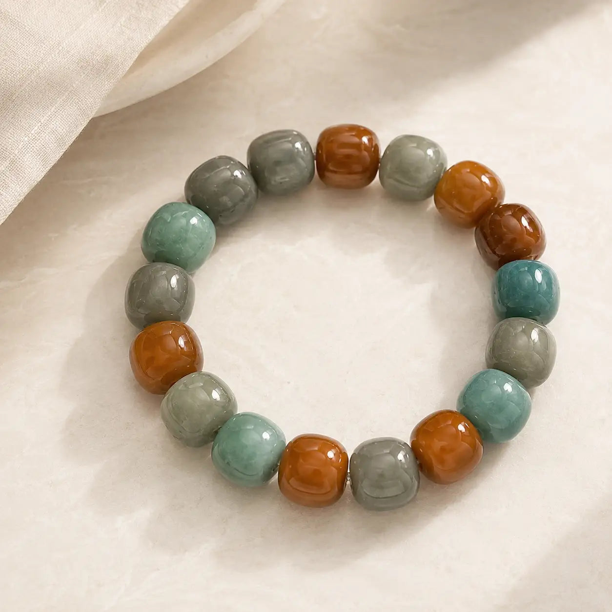 Bodhi Root Bead Bracelet