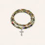 Thai Blue Cross Protection Necklace