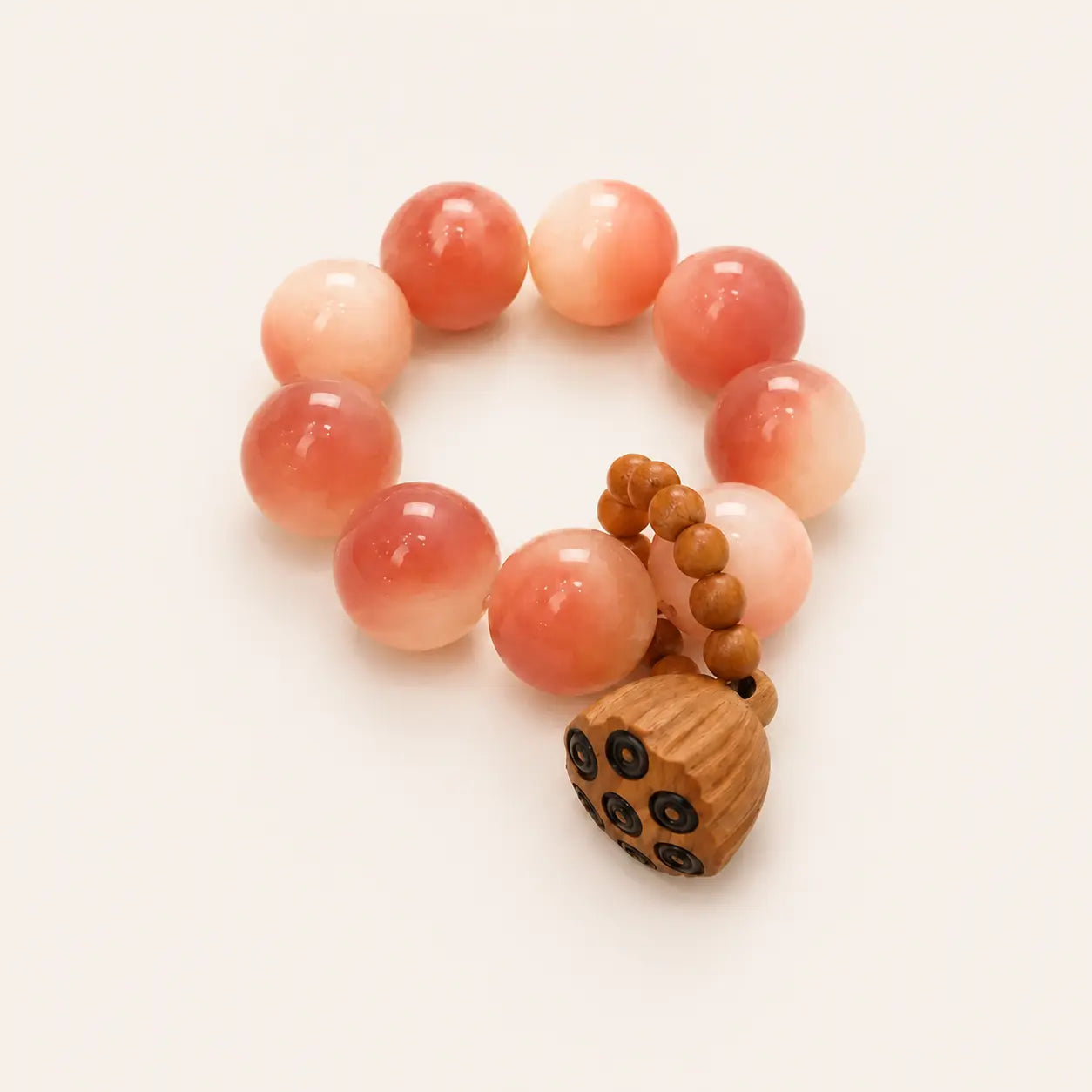 Lotus Pod Bodhi Root Handheld Beads with bodhi and lotus