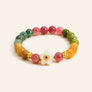 Mixed Jade Flower Bracelet
