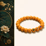 Monkey Walnut Rosary Bracelet with carved walnut beads by TheFuMaster