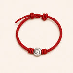 Red rope zodiac horse bracelet by TheFuMaster