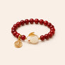 Red Stone Rabbit Fu Bracelet