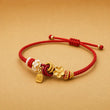 Red string Fu lock bracelet by TheFuMaster