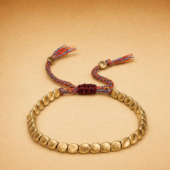 Tibetan copper bead bracelet by TheFuMaster