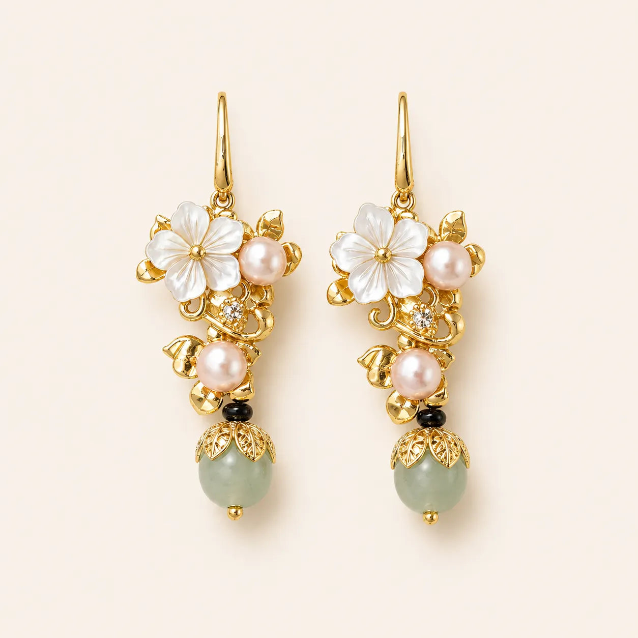 Tridacna Flower Earrings