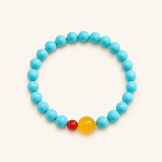 Turquoise 6mm Bracelet with turquoise