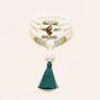 White Bodhi 108 Mala with bodhi