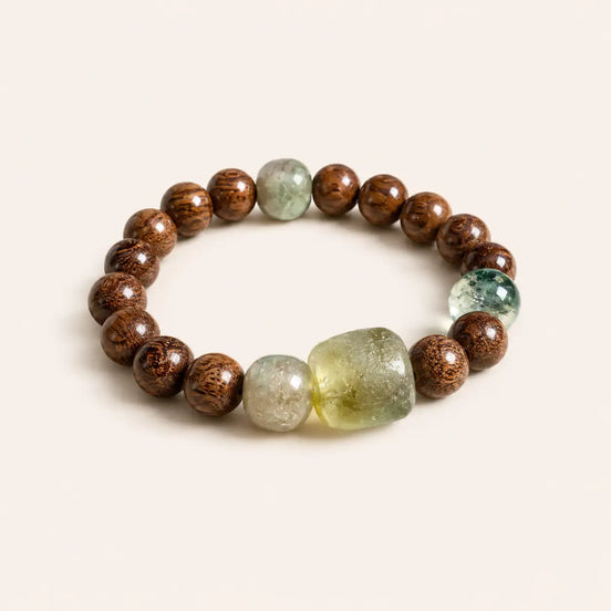 Wood style bead bracelet by TheFuMaster