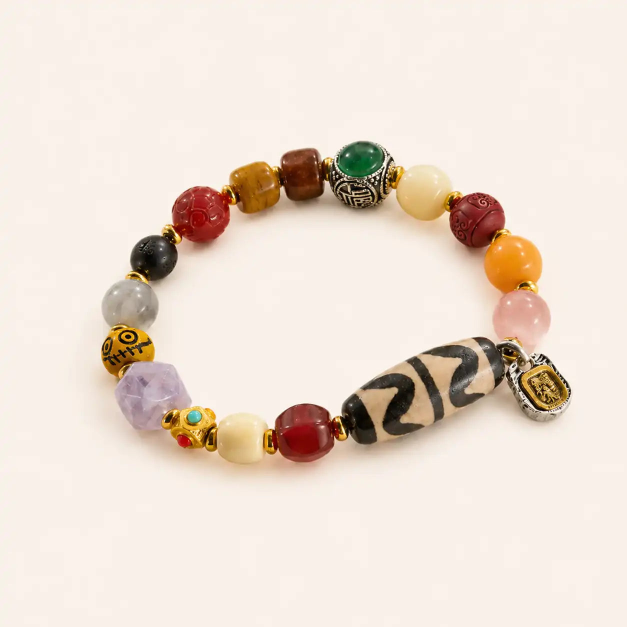 Yuntian Multi-Treasure Bracelet with agate and bodhi